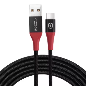 Microconnect MC-AUSBC-SC USB laidas 1,5 m USB A USB C Juodas