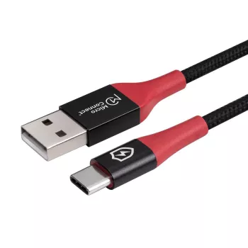 Microconnect MC-AUSBC-SC USB laidas 1,5 m USB A USB C Juodas