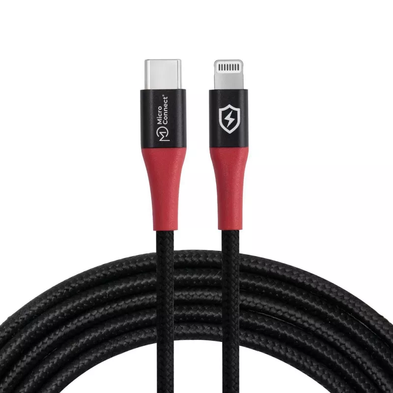 Microconnect MC-CLIGHTNING-SC žaibo laidas 1,5 m juodas