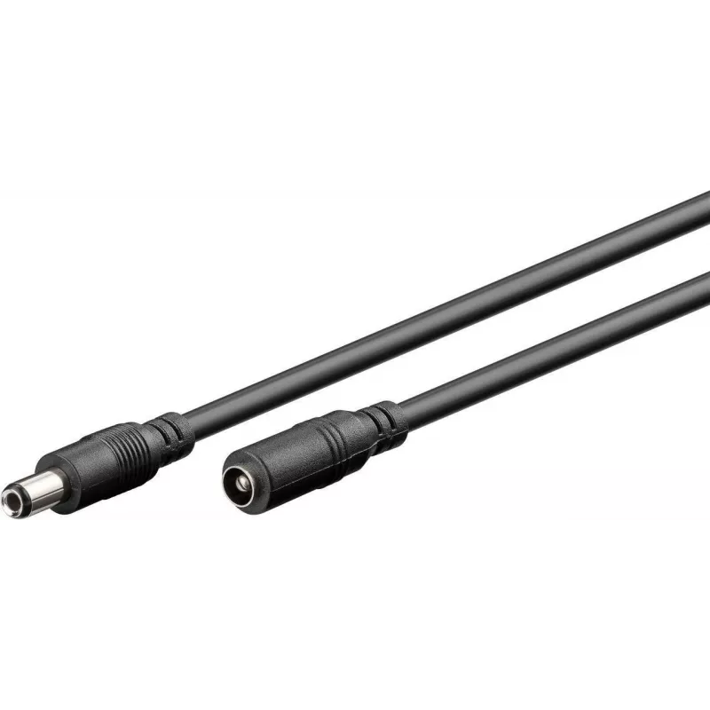 Microconnect MC-DC552510 maitinimo laidas, juodas, 10 m