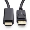 Microconnect MC-DP-HDMI-150 vaizdo kabelio adapteris 1,5 m DisplayPort juodas