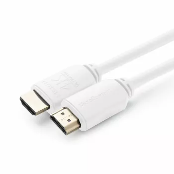 HDMI laidas Microconnect MC-HDM19191V2.0WH 1m HDMI A tipo kištukas 18 Gbit/s baltas