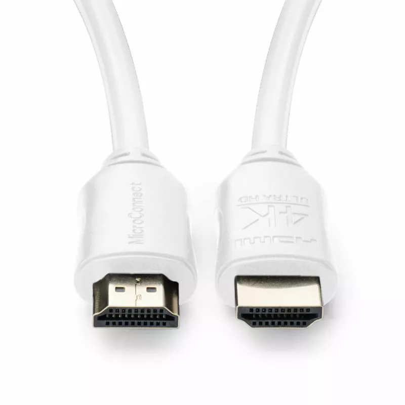 Microconnect MC-HDM19195V2.0WH HDMI kabelis 0,5 m HDMI Type A (standartinis) baltas