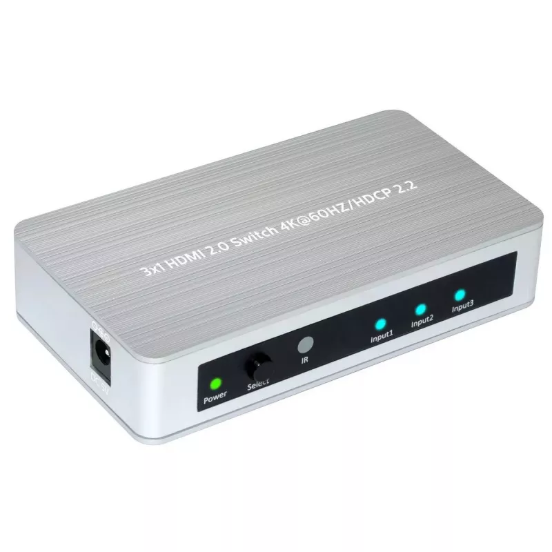 Microconnect MC-HMSW301B vaizdo komutatorius HDMI