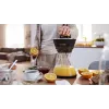 Citrus Press Bosch MCP72GPB — elektrinė citrusinių vaisių spaustuvė, nerūdijantis plienas, 1 L talpa sultims, juoda