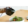 Citrus Press Bosch MCP72GPB — elektrinė citrusinių vaisių spaustuvė, nerūdijantis plienas, 1 L talpa sultims, juoda