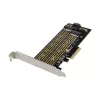 Microconnect MC-PCIE-X4M2 sąsajos kortelė / adapteris, vidinis M.2