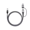Microconnect CAT6 RJ45 FTP į USB A-C adapterio kabelis, 3 metrai, tinklo adapteris