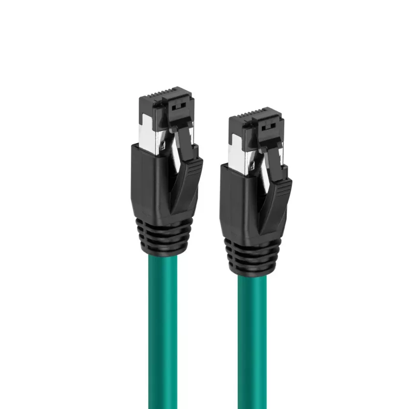 Microconnect MC-SFTP8010G tinklo kabelis Žalias 10 m Cat8.1 S/FTP (S-STP)