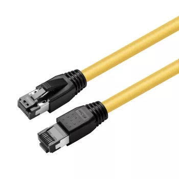 Microconnect MC-SFTP8010Y tinklo kabelis geltonas 10 m Cat8.1 S/FTP (S-STP)