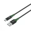 Microconnect MC-SMART USB-A-C-01 USB laidas USB 2.0 1 m USB A USB C Juoda, Žalia