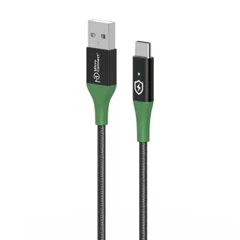 Microconnect MC-SMART USB-A-C-02 USB laidas USB 2.0 2 m USB A USB C juoda, žalia