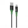 Microconnect MC-SMART USB-A-C-02 USB laidas USB 2.0 2 m USB A USB C juoda, žalia