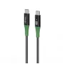 Microconnect MC-SMART USB-C-C-01 USB laidas USB 2.0 1 m USB C juoda, žalia