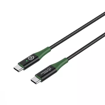 Microconnect MC-SMART USB-C-C-02 USB laidas USB 2.0 2 m USB C Juoda, Žalia