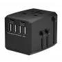 Microconnect MC-TRAVELADAPTER1 elektros kištukas juodas 138 g