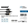 Microconnect MC-USB3.0AB10OP USB kabelis USB 3.2 Gen 2 (3.1 Gen 2) 10 m USB A USB B Juoda