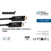 Microconnect MC-USB3.1C15OP USB laidas USB 3.2 Gen 2 (3.1 Gen 2) 15 m USB C Juoda