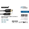 Microconnect MC-USB3.2CA10OP USB laidas USB 3.2 Gen 2 (3.1 Gen 2) 10 m USB A USB C Juodas