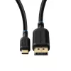 Video kabelis Adapter MicroConnect MC-USBCDP05 0.5m USB Type-C so DisplayPort juodas