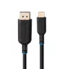 Microconnect MC-USBCDP2 vaizdo kabelio adapteris 2 m USB Type-C DisplayPort Juoda
