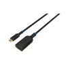 Vaizdo kabelio adapteris Microconnect MC-USBCDP-A 0,2 m USB Type-C į DisplayPort, juodas