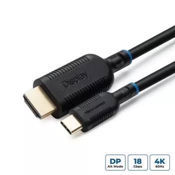 Microconnect MC-USBCHDMI05 vaizdo kabelio adapteris 0,5 m HDMI Type A (Standard) Juodas