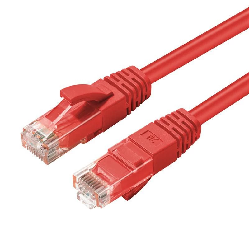 Microconnect MC-UTP6A01R tinklo kabelis raudonas 1 m Cat6a U/UTP (UTP)