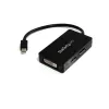 StarTech.com Travel A/V adapter: 3-in-1 Mini DisplayPort į DisplayPort, DVI arba HDMI keitiklis