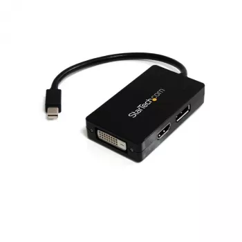 StarTech.com Travel A/V adapter: 3-in-1 Mini DisplayPort į DisplayPort, DVI arba HDMI keitiklis