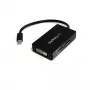 StarTech.com Travel A/V adapter: 3-in-1 Mini DisplayPort į DisplayPort, DVI arba HDMI keitiklis