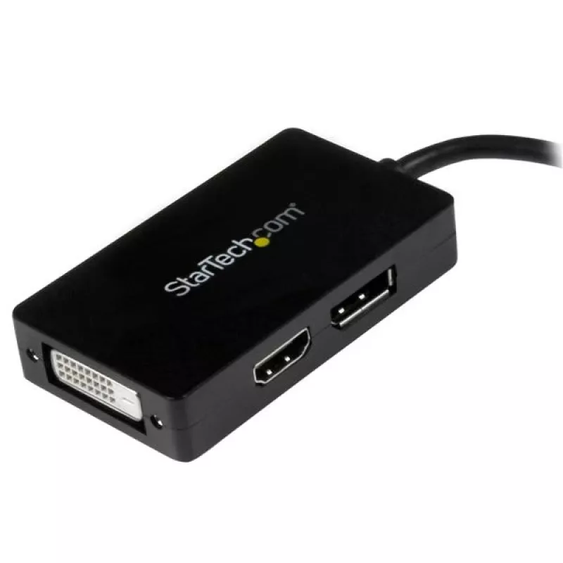StarTech.com Travel A/V adapter: 3-in-1 Mini DisplayPort į DisplayPort, DVI arba HDMI keitiklis