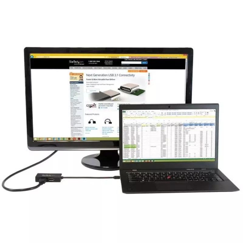 StarTech.com Travel A/V adapter: 3-in-1 Mini DisplayPort į DisplayPort, DVI arba HDMI keitiklis