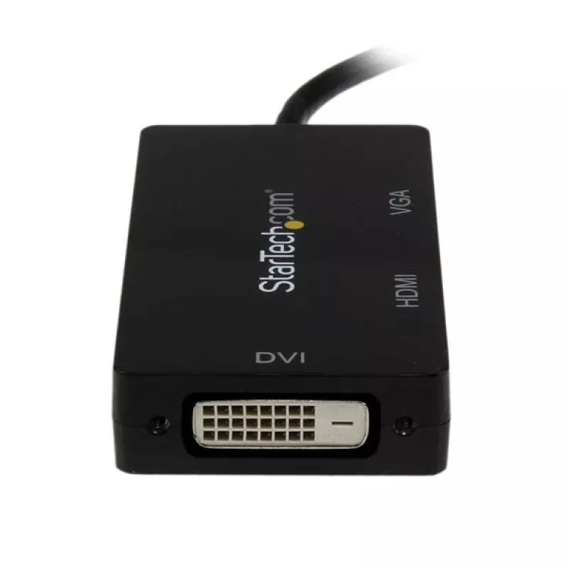 StarTech.com Travel A/V Adapter: 3-in-1 Mini DisplayPort į VGA DVI arba HDMI keitiklis