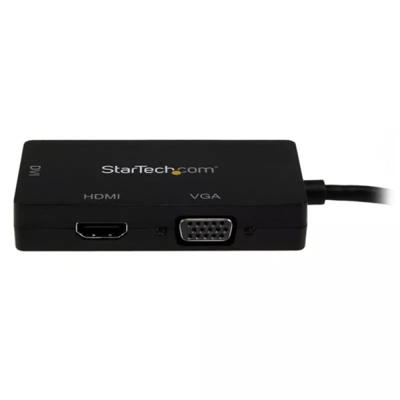 StarTech.com Travel A/V Adapter: 3-in-1 Mini DisplayPort į VGA DVI arba HDMI keitiklis