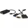 StarTech.com Travel A/V Adapter: 3-in-1 Mini DisplayPort į VGA DVI arba HDMI keitiklis