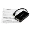 StarTech.com Travel A/V Adapter: 3-in-1 Mini DisplayPort į VGA DVI arba HDMI keitiklis