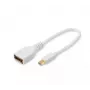 Microconnect MDPDP DisplayPort laidas 0,15 m Mini DisplayPort baltas