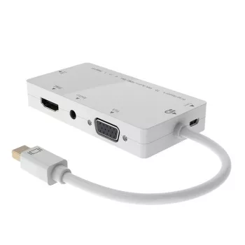 Microconnect MDPDVIHDMIVGAAA nešiojamojo kompiuterio dokas/portų replikatorius, baltas