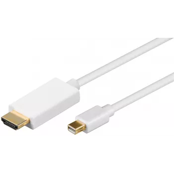 Microconnect MDPHDMI5 vaizdo kabelio adapteris 5 m Mini DisplayPort HDMI Type A (Standartinis) Baltas