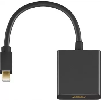 „Microconnect MDPHDMIB“ vaizdo kabelio adapteris 0,15 m Mini DisplayPort HDMI A tipo (standartinis) juodas