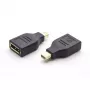 Microconnect MDPMDPF laido jungčių adapteris Mini Displayport Displayport Juoda