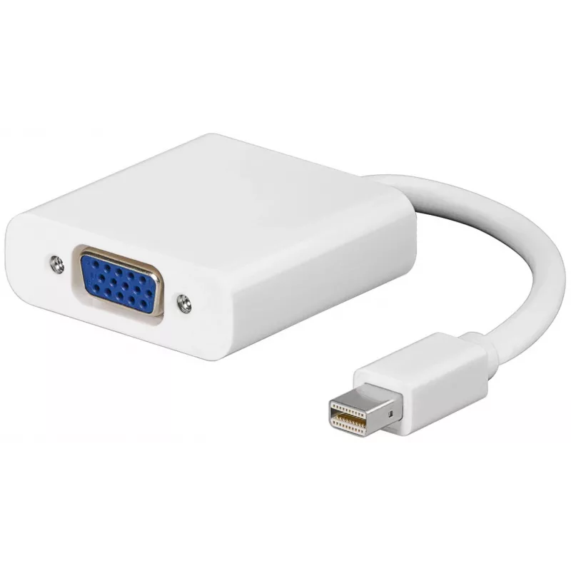Microconnect MDPVGA2 vaizdo kabelio adapteris 0,2 m Mini DisplayPort VGA (D-Sub) Baltas
