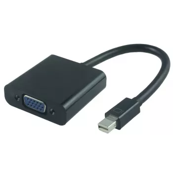 Microconnect MDPVGA2B vaizdo kabelio adapteris 0,15 m Mini DisplayPort VGA (D-Sub) juodas