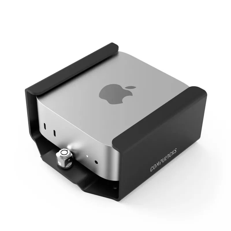 Compulocks Mac mini M4 2024 saugus laikiklis su užrakto galvute, juodas