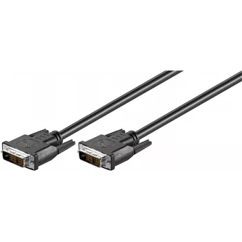 Microconnect MONCCS1 DVI kabelis 1 m DVI-D juodas