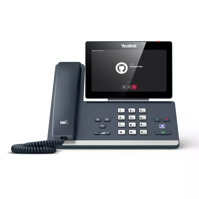 Yealink MP58 Microsoft Teams Edition, IP telefonas, Pilka, Laidinis ragelis, Staliniam naudojimui, Android, Microsoft Teams
