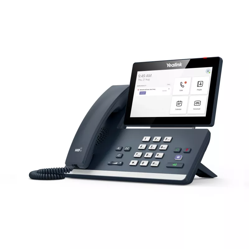 Yealink MP58 Microsoft Teams Edition, IP telefonas, Pilka, Laidinis ragelis, Staliniam naudojimui, Android, Microsoft Teams