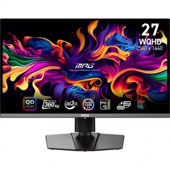 MSI MPG 271QRX QD-OLED kompiuterio monitorius 67,3 cm (26,5 colio) 2560 x 1440 pikselių Wide Quad HD juodas