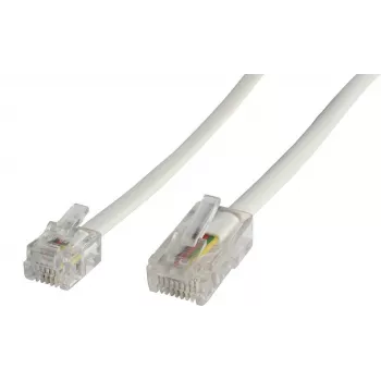 Tinklo kabelis MicroConnect MPK456 RJ-45 RJ-11 6 m baltas